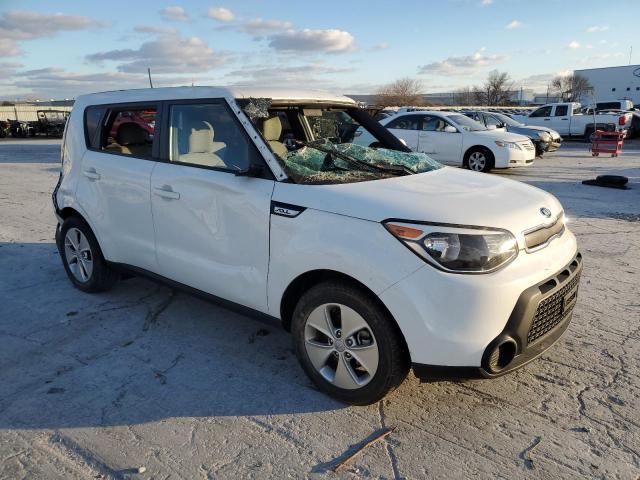 KNDJN2A23F7793781 - 2015 KIA SOUL WHITE photo 4