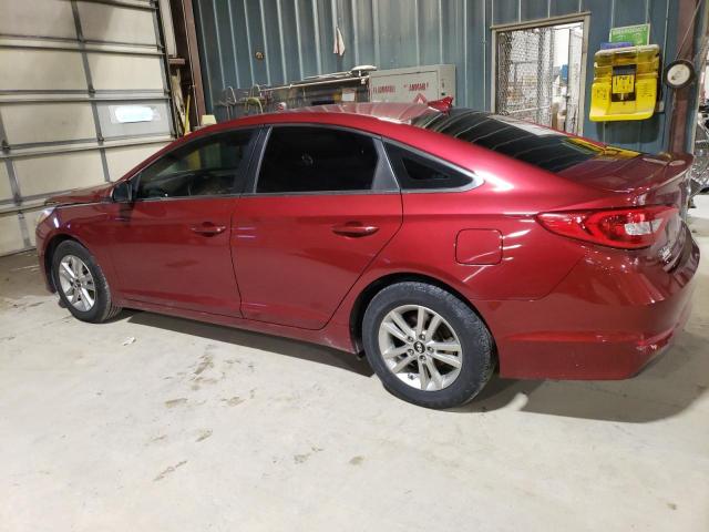 5NPE24AF0FH096380 - 2015 HYUNDAI SONATA SE RED photo 2