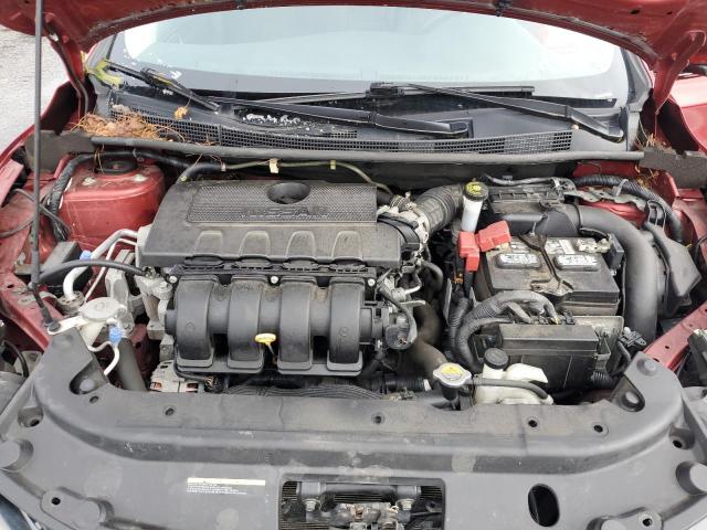 3N1AB7AP0KY394310 - 2019 NISSAN SENTRA S 红色 照片 11