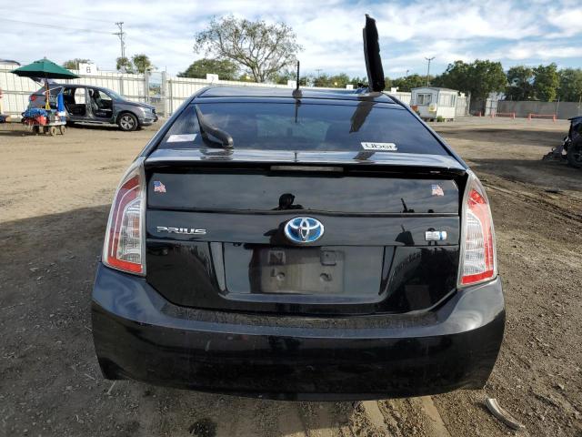 JTDKN3DU7F0404642 - 2015 TOYOTA PRIUS BLACK photo 6