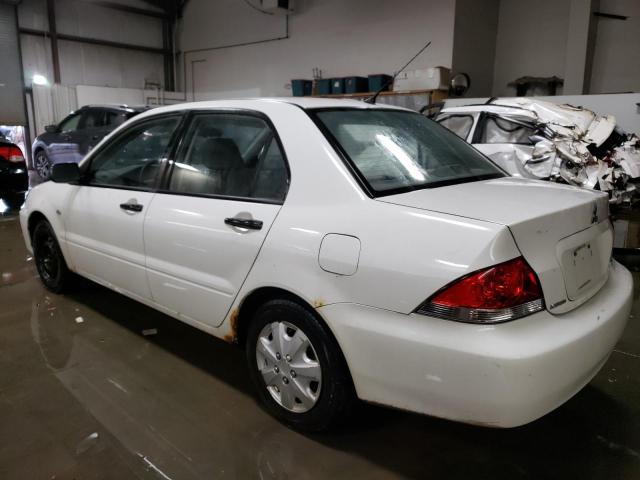 JA3AJ26E85U034668 - 2005 MITSUBISHI LANCER ES WHITE photo 2