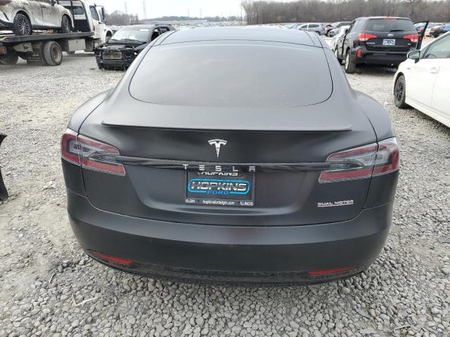 5YJSA1E25JF244168 - 2018 TESLA MODEL S შავი ფოტო 6