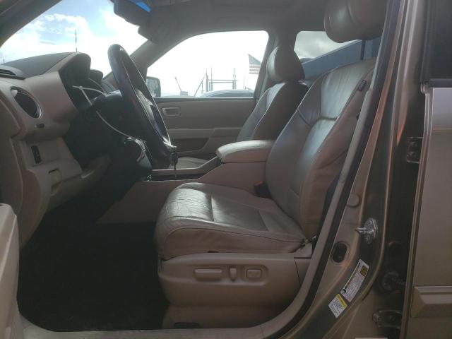 5FNYF3H50BB033183 - 2011 HONDA PILOT EXL TAN photo 7