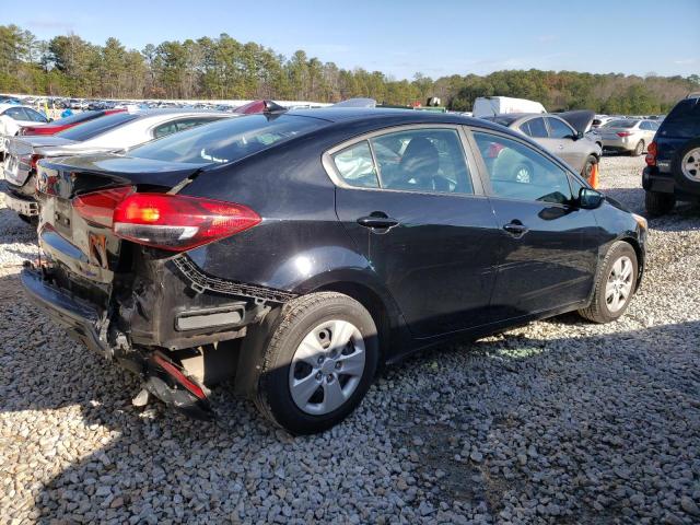 3KPFK4A74HE091347 - 2017 KIA FORTE LX BLACK photo 3