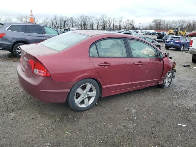 1HGFA16837L019484 - 2007 HONDA CIVIC EX RED photo 3