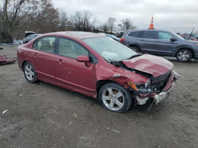 1HGFA16837L019484 - 2007 HONDA CIVIC EX RED photo 4