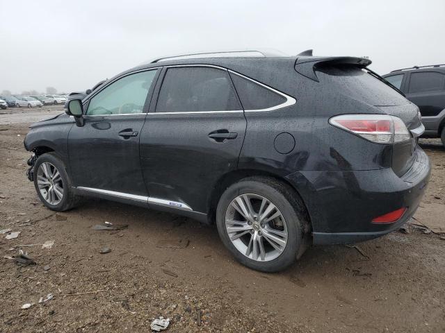 2T2BC1BA3FC007112 - 2015 LEXUS RX 450H BLACK photo 2