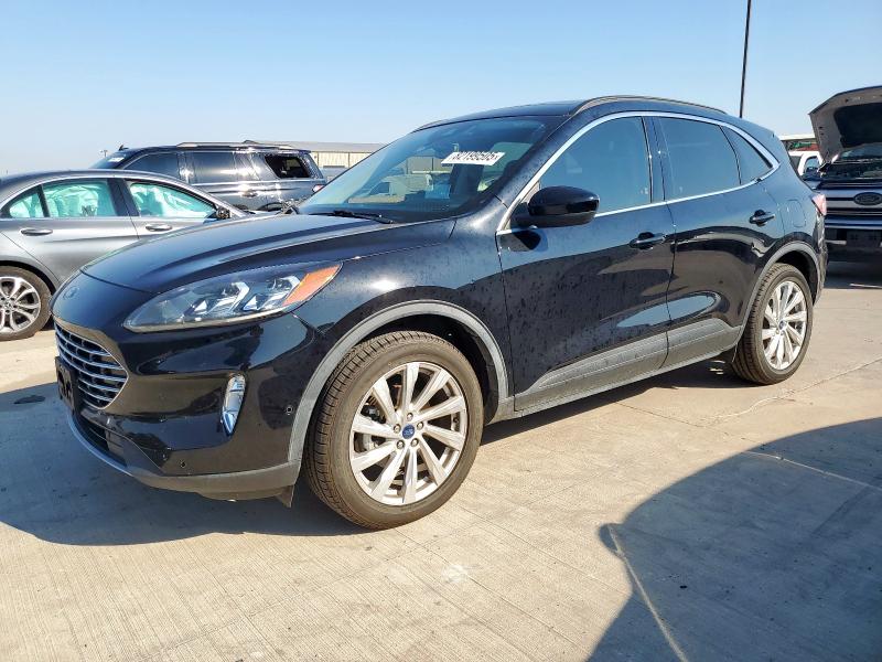 1FMCU9J93MUA15380 - 2021 FORD ESCAPE TITANIUM BLACK photo 1