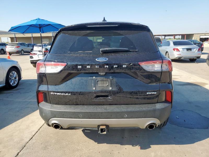 1FMCU9J93MUA15380 - 2021 FORD ESCAPE TITANIUM BLACK photo 6