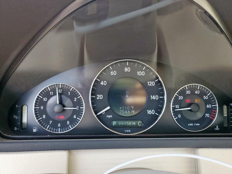 WDBTK56F68T089274 - 2008 MERCEDES-BENZ CLK 350 SILVER photo 9