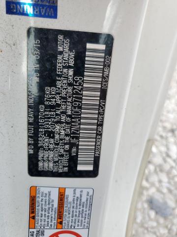 JF1ZNAA10F9712458 - 2015 TOYOTA SCION FR-S WHITE photo 12