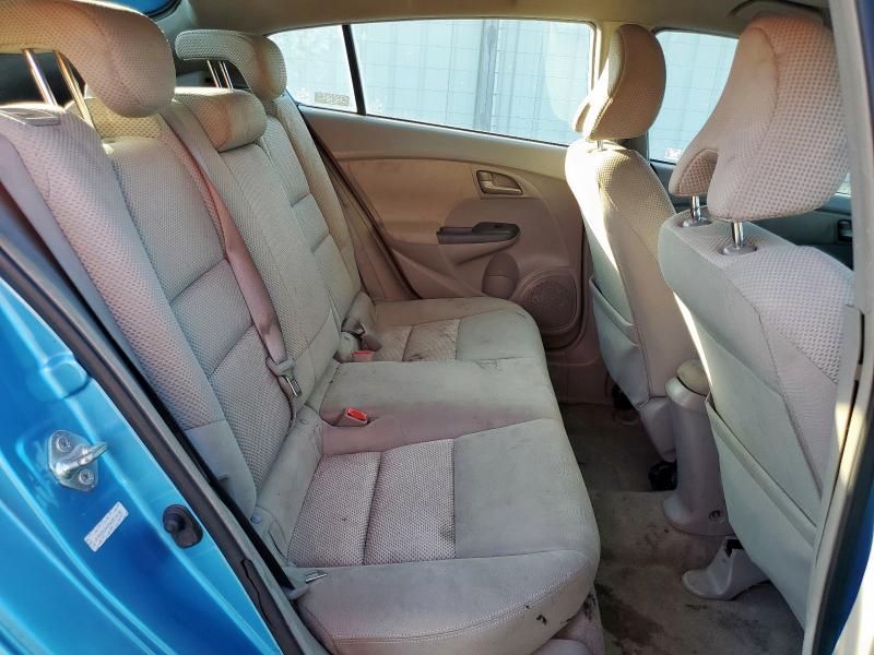 JHMZE2H70AS013132 - 2010 HONDA INSIGHT EX BLUE photo 10
