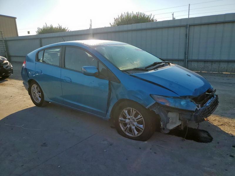 JHMZE2H70AS013132 - 2010 HONDA INSIGHT EX BLUE photo 4