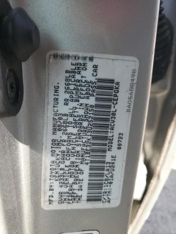 4T1BE32K13U252150 - 2003 TOYOTA CAMRY LE 银色 照片 12