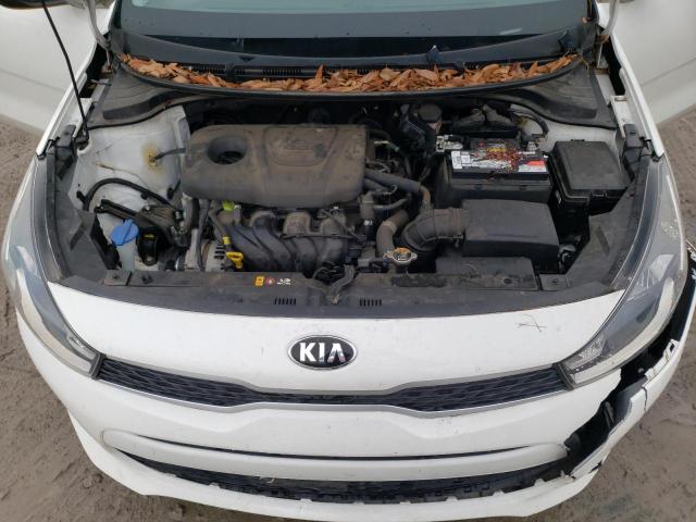 3KPA24AB3JE079369 - 2018 KIA RIO LX WHITE photo 11