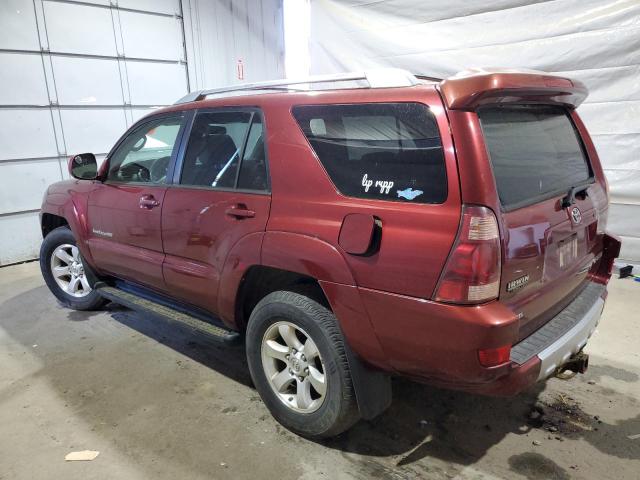 JTEBT14R658024399 - 2005 TOYOTA 4RUNNER SR5 MAROON photo 2