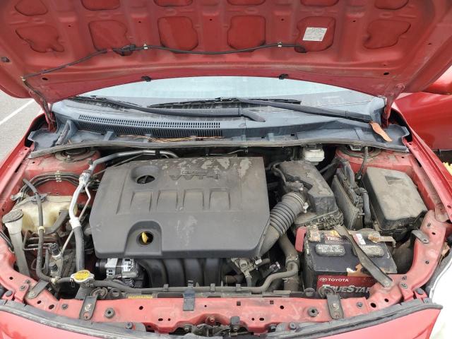 2T1BU4EE6CC881953 - 2012 TOYOTA COROLLA BASE წითელი ფოტო 11