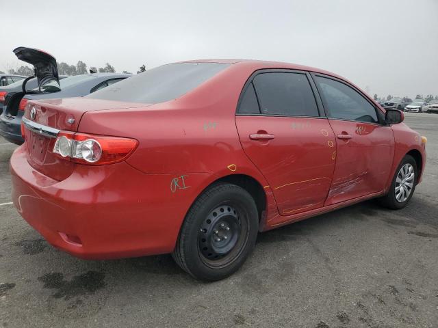 2T1BU4EE6CC881953 - 2012 TOYOTA COROLLA BASE წითელი ფოტო 3