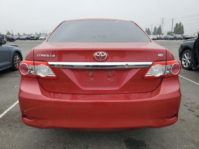 2T1BU4EE6CC881953 - 2012 TOYOTA COROLLA BASE წითელი ფოტო 6