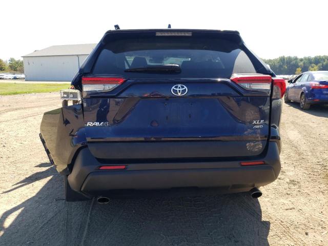 2T3P1RFV4MW218169 - 2021 TOYOTA RAV4 XLE ლურჯი ფოტო 6