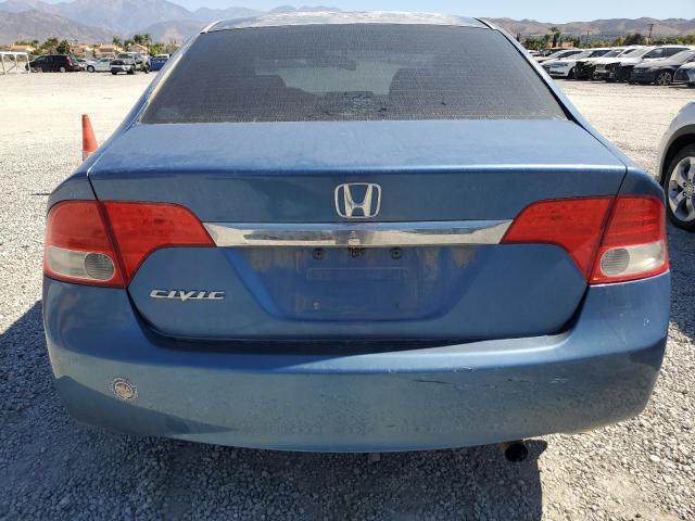 2HGFA16359H336641 - 2009 HONDA CIVIC VP BLUE photo 6