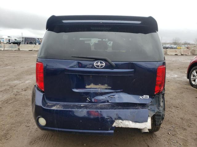 JTLKE50E481042474 - 2008 TOYOTA SCION XB BLUE photo 6