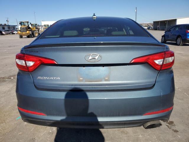 5NPE24AF7FH074523 - 2015 HYUNDAI SONATA SE BLUE photo 6