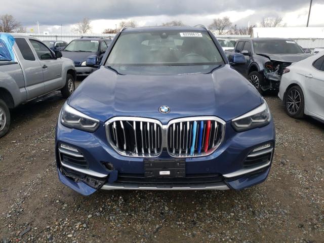 5UXCR6C56KLL39844 - 2019 BMW X5 XDRIVE40I BLUE photo 5