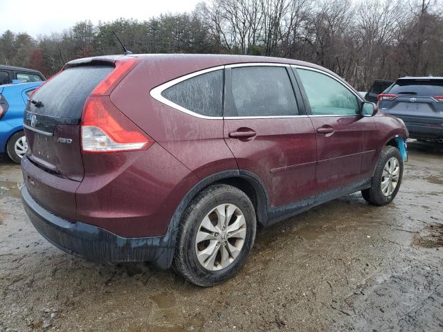 5J6RM4H5XDL036716 - 2013 HONDA CR-V EX BURGUNDY photo 3