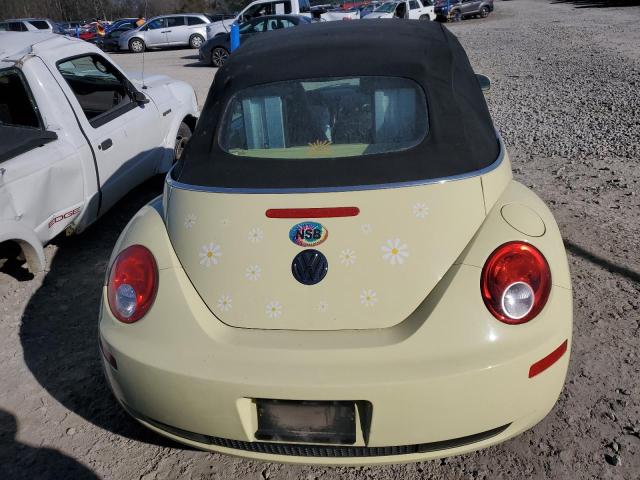 3VWSF31YX6M312245 - 2006 VOLKSWAGEN NEW BEETLE CONVERTIBLE OPTION PACKAGE 2 YELLOW photo 6