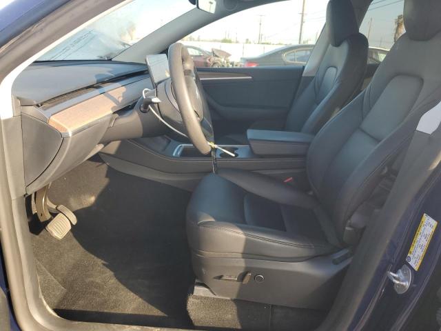 7SAYGAEE8RF054723 - 2024 TESLA MODEL Y أزرق صورة 7