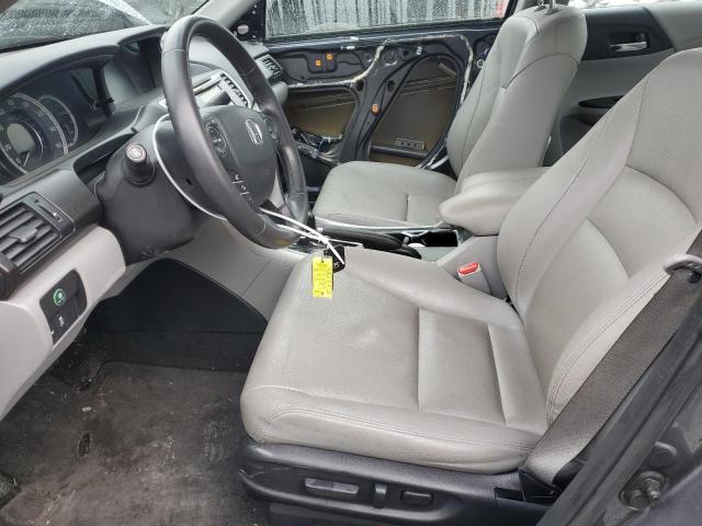 1HGCR2F84EA123864 - 2014 HONDA ACCORD EXL GRAY photo 7