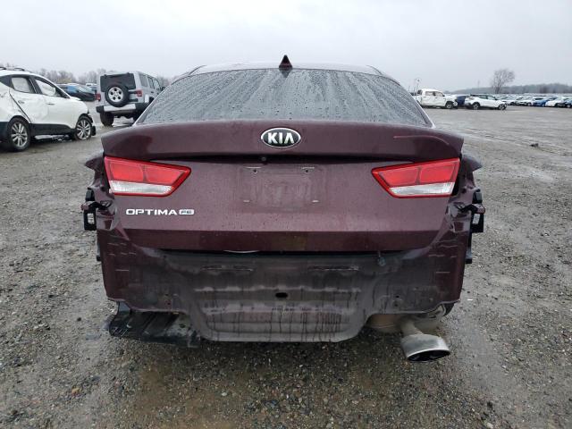 5XXGT4L37JG220657 - 2018 KIA OPTIMA LX BURGUNDY photo 6