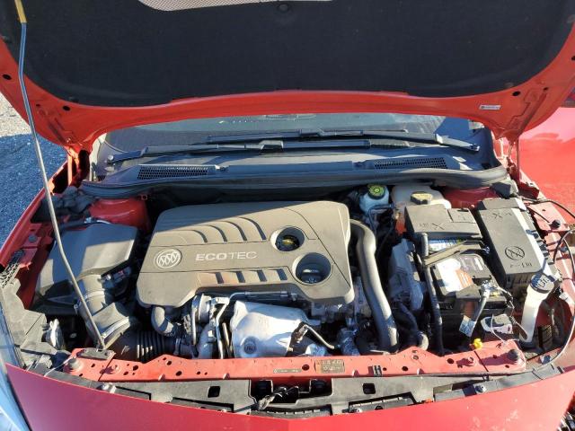 W04WJ3N54HG075620 - 2017 BUICK CASCADA SPORT TOURING RED photo 11