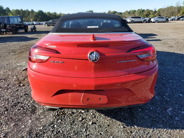 W04WJ3N54HG075620 - 2017 BUICK CASCADA SPORT TOURING RED photo 6