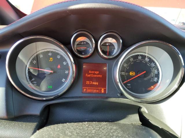 W04WJ3N54HG075620 - 2017 BUICK CASCADA SPORT TOURING RED photo 9