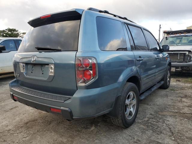 5FNYF285X7B027568 - 2007 HONDA PILOT EXL TEAL photo 3