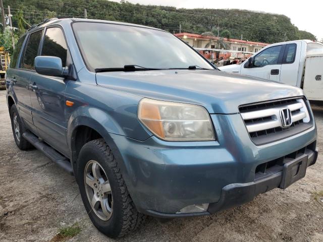 5FNYF285X7B027568 - 2007 HONDA PILOT EXL TEAL photo 4