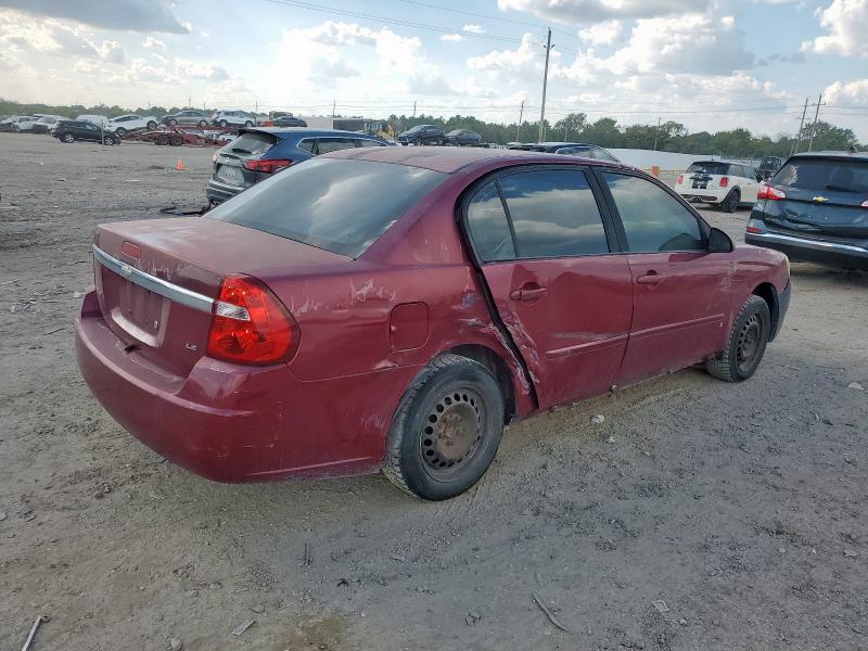 1G1ZS58FX7F114238 - 2007 CHEVROLET MALIBU LS მუქწითელი ფოტო 3