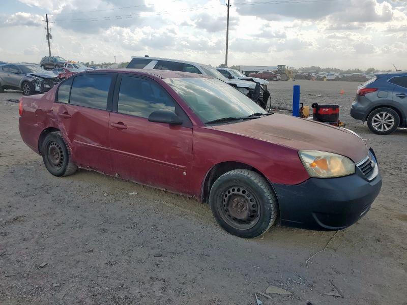 1G1ZS58FX7F114238 - 2007 CHEVROLET MALIBU LS მუქწითელი ფოტო 4