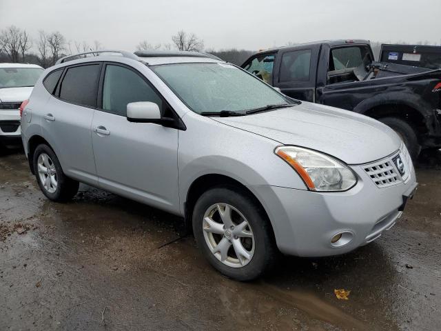 JN8AS58V78W146484 - 2008 NISSAN ROGUE S SILVER photo 4