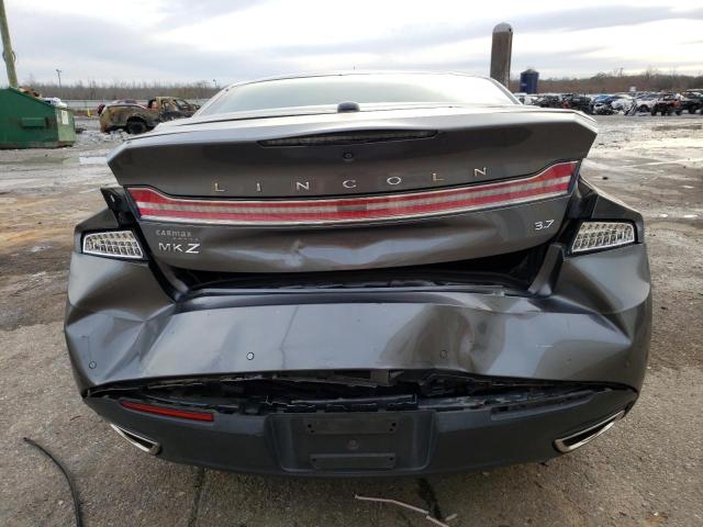 3LN6L2GK7ER833320 - 2014 LINCOLN MKZ CHARCOAL photo 6