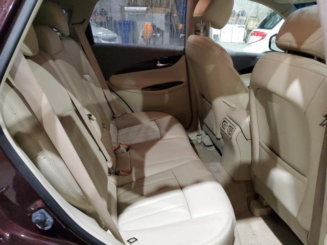 JN1AJ0HR1CM452334 - 2012 INFINITI EX35 BASE Բորդո լուսանկար 10
