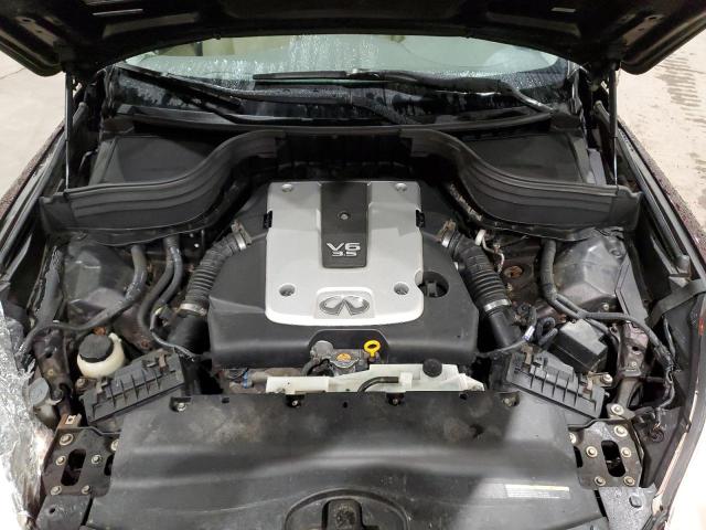 JN1AJ0HR1CM452334 - 2012 INFINITI EX35 BASE Բորդո լուսանկար 11