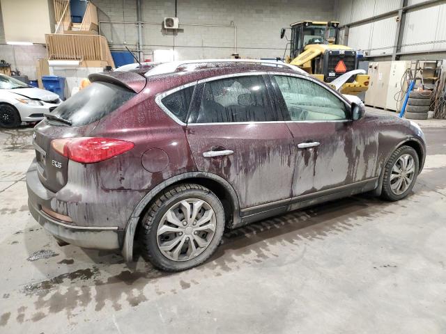 JN1AJ0HR1CM452334 - 2012 INFINITI EX35 BASE Բորդո լուսանկար 3