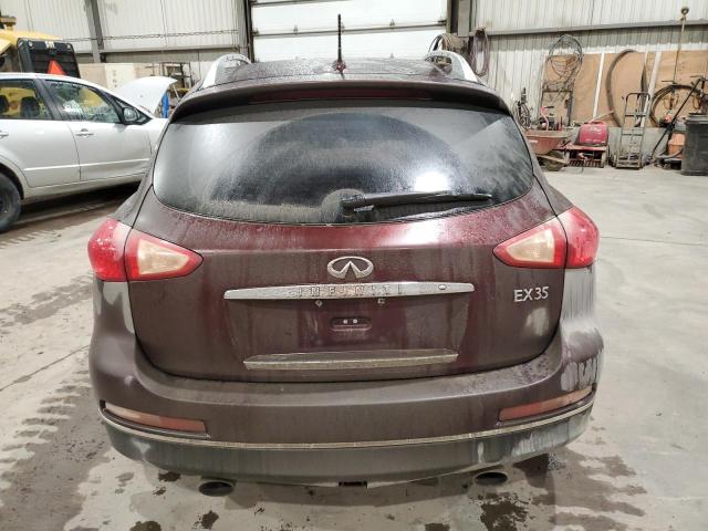 JN1AJ0HR1CM452334 - 2012 INFINITI EX35 BASE BURGUNDY photo 6