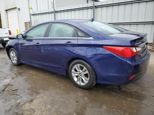 5NPEB4AC9EH912796 - 2014 HYUNDAI SONATA GLS BLUE photo 2