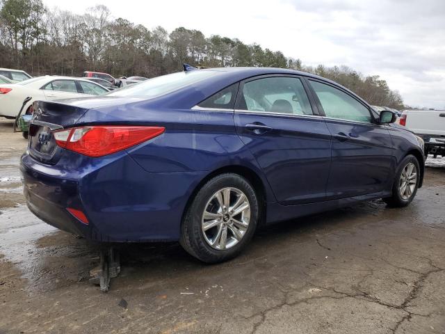 5NPEB4AC9EH912796 - 2014 HYUNDAI SONATA GLS BLUE photo 3