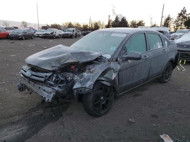 1FAHP3GN8AW169060 - 2010 FORD FOCUS SES GRAY photo 1
