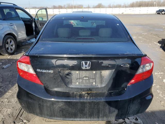 19XFB2F94CE044164 - 2012 HONDA CIVIC EXL BLACK photo 6